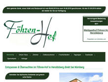 Tablet Screenshot of foehren-hof.de